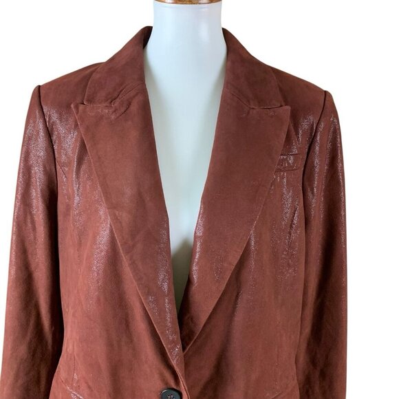 Neiman Marcus Brown Women's Jacket - Picture 2 of 6